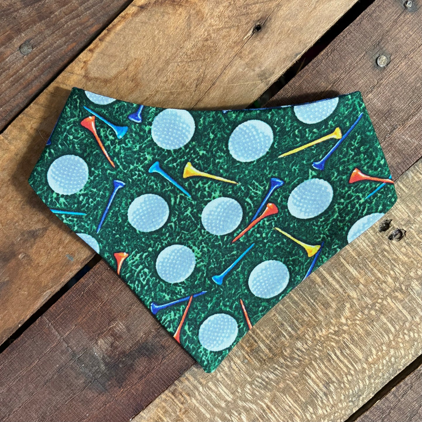Golf and Stripes Pet Bandana