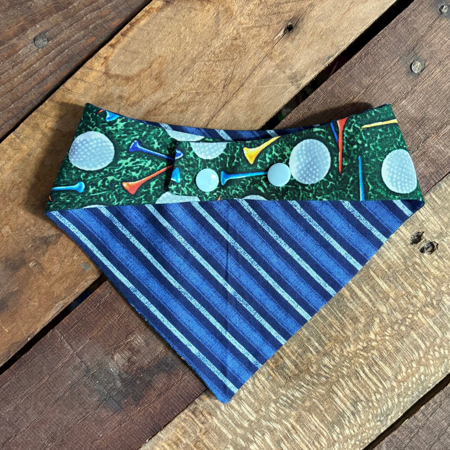 Golf and Stripes Pet Bandana
