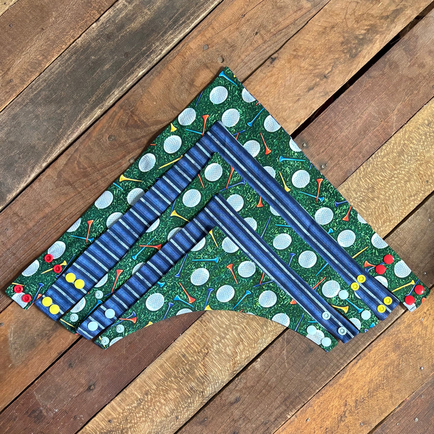 Golf and Stripes Pet Bandana