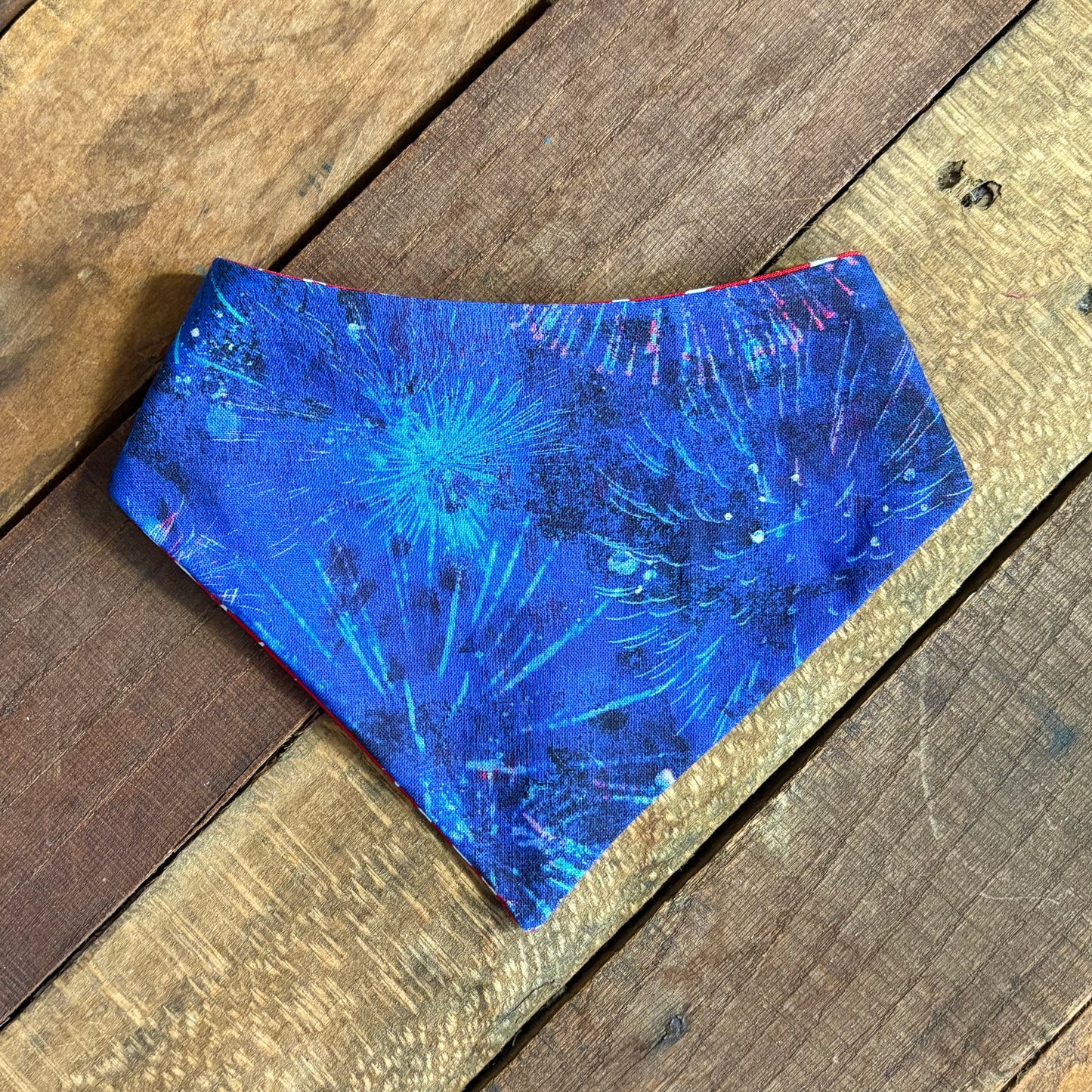 Red, White, and Blue Pet Bandana