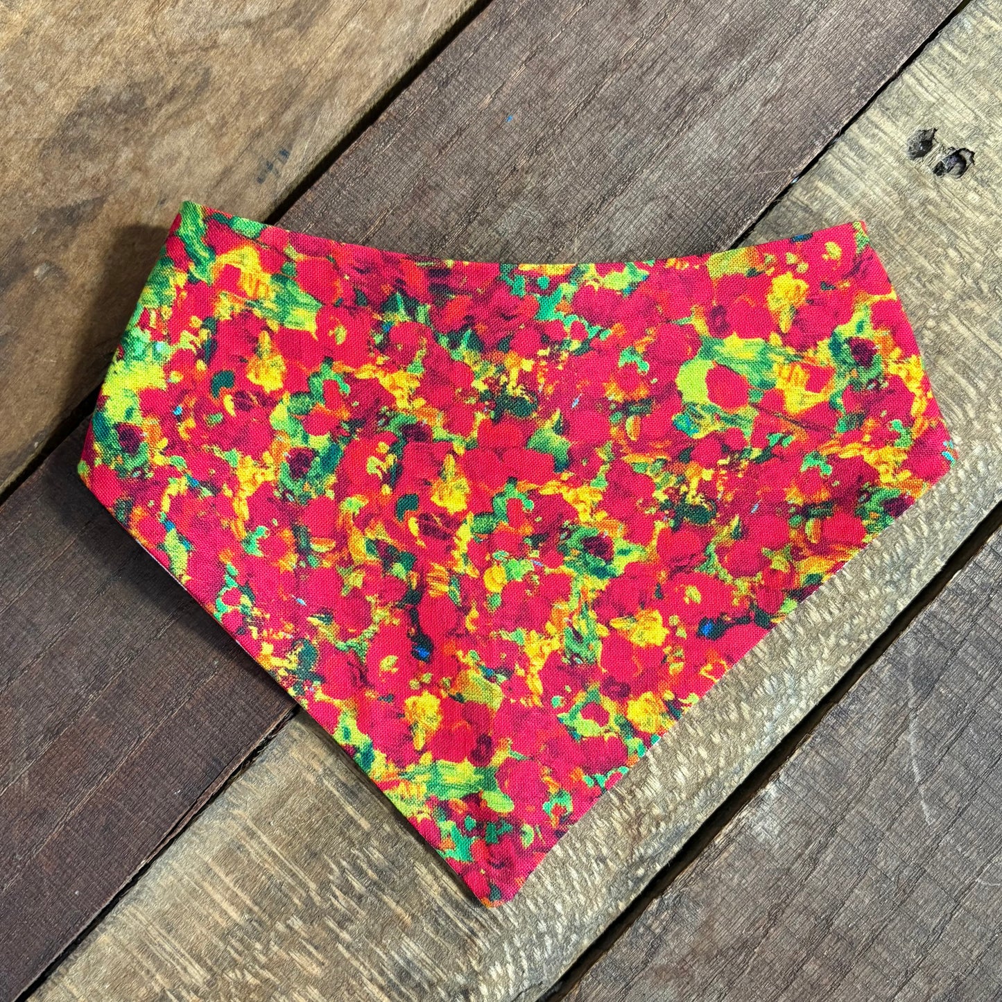 Strawberry Gingham Pet Bandana