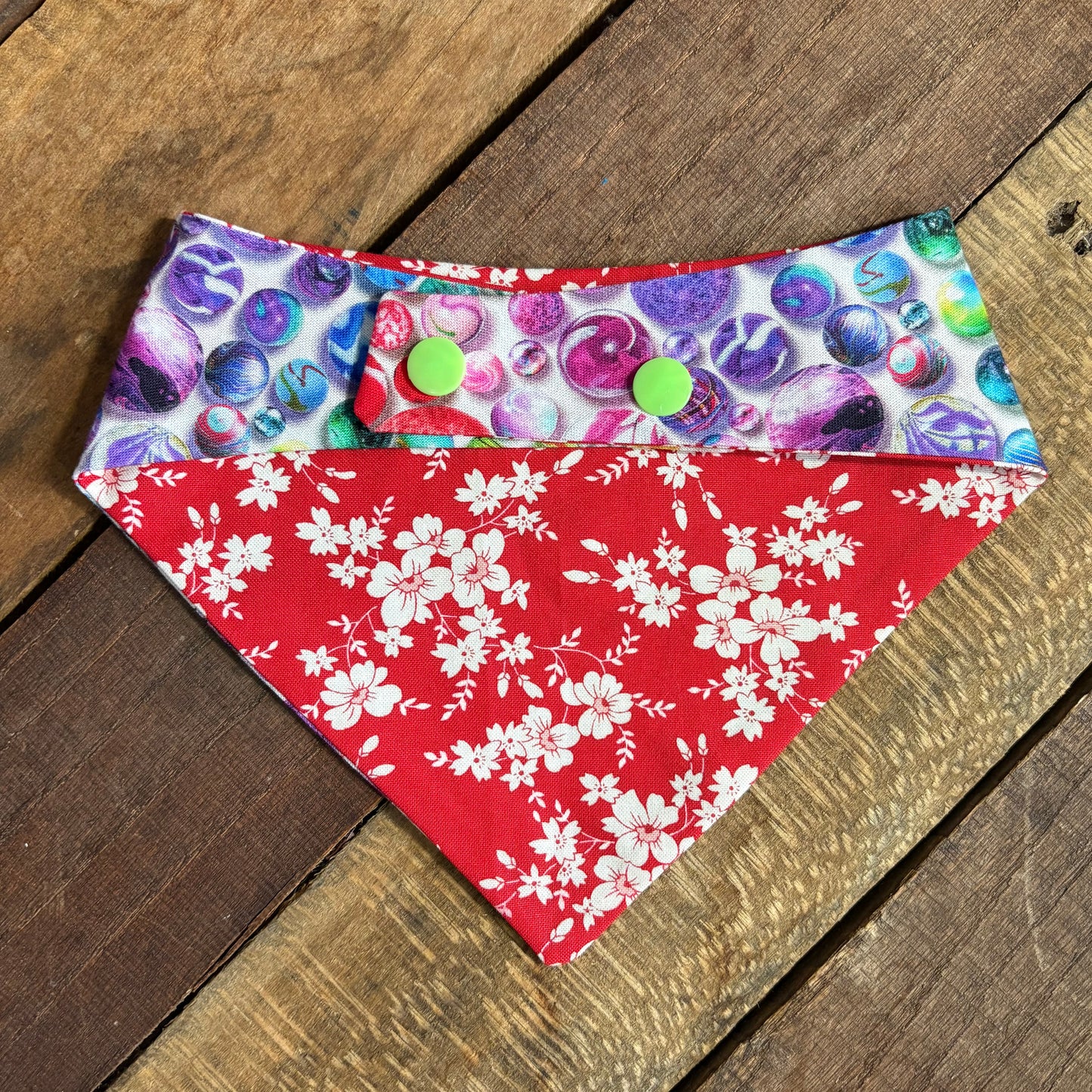 Flowers and Marbles Pet Bandana