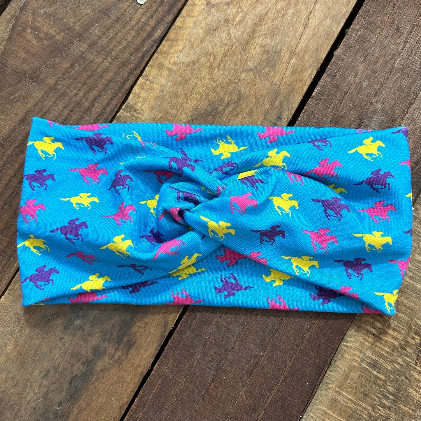Neon Horses Headband
