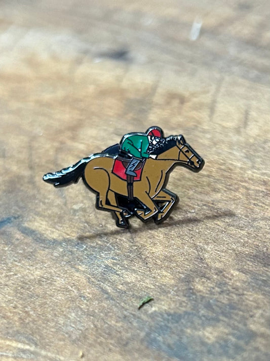 Race Horse Lapel Pin