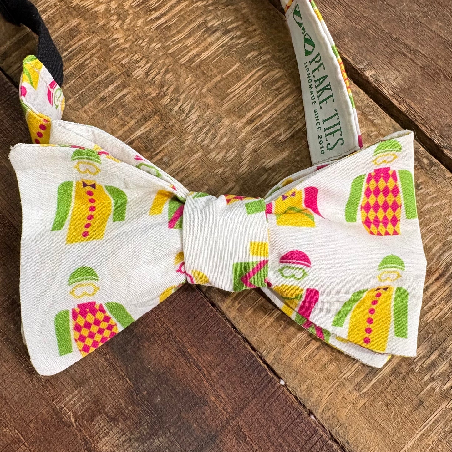 Mostly White Derby Bow Ties