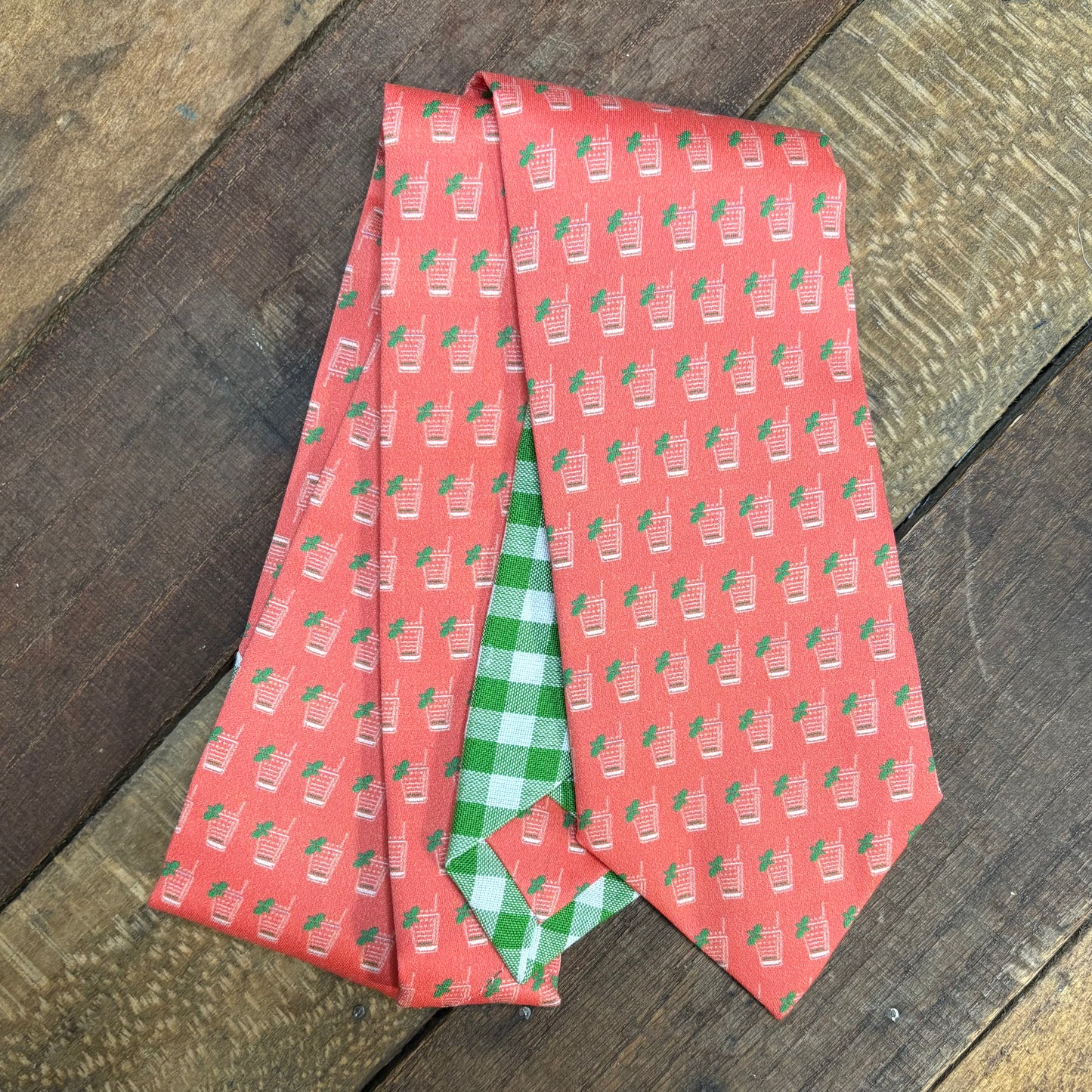 Coral Mint Julep Necktie