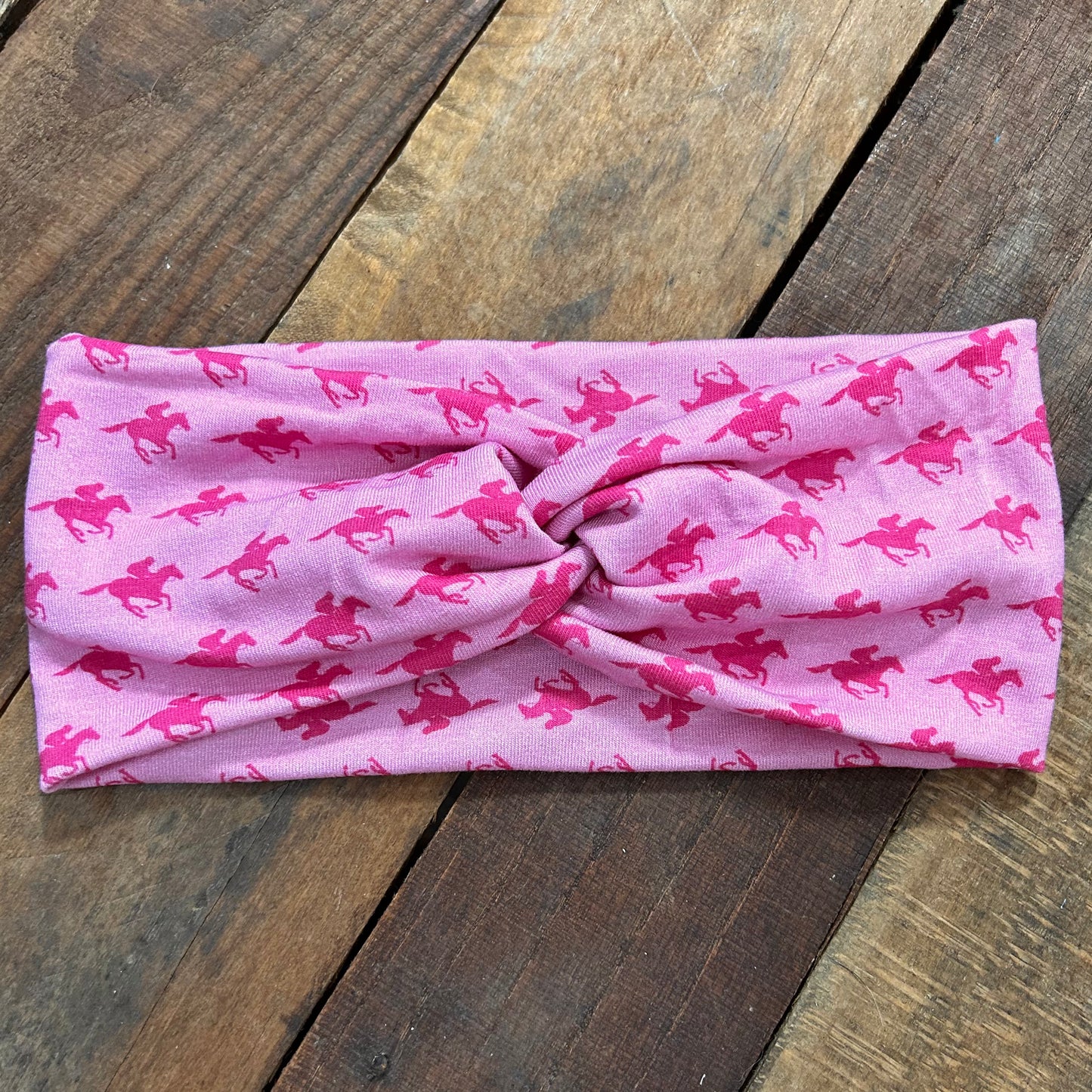 Pink Horse Headband