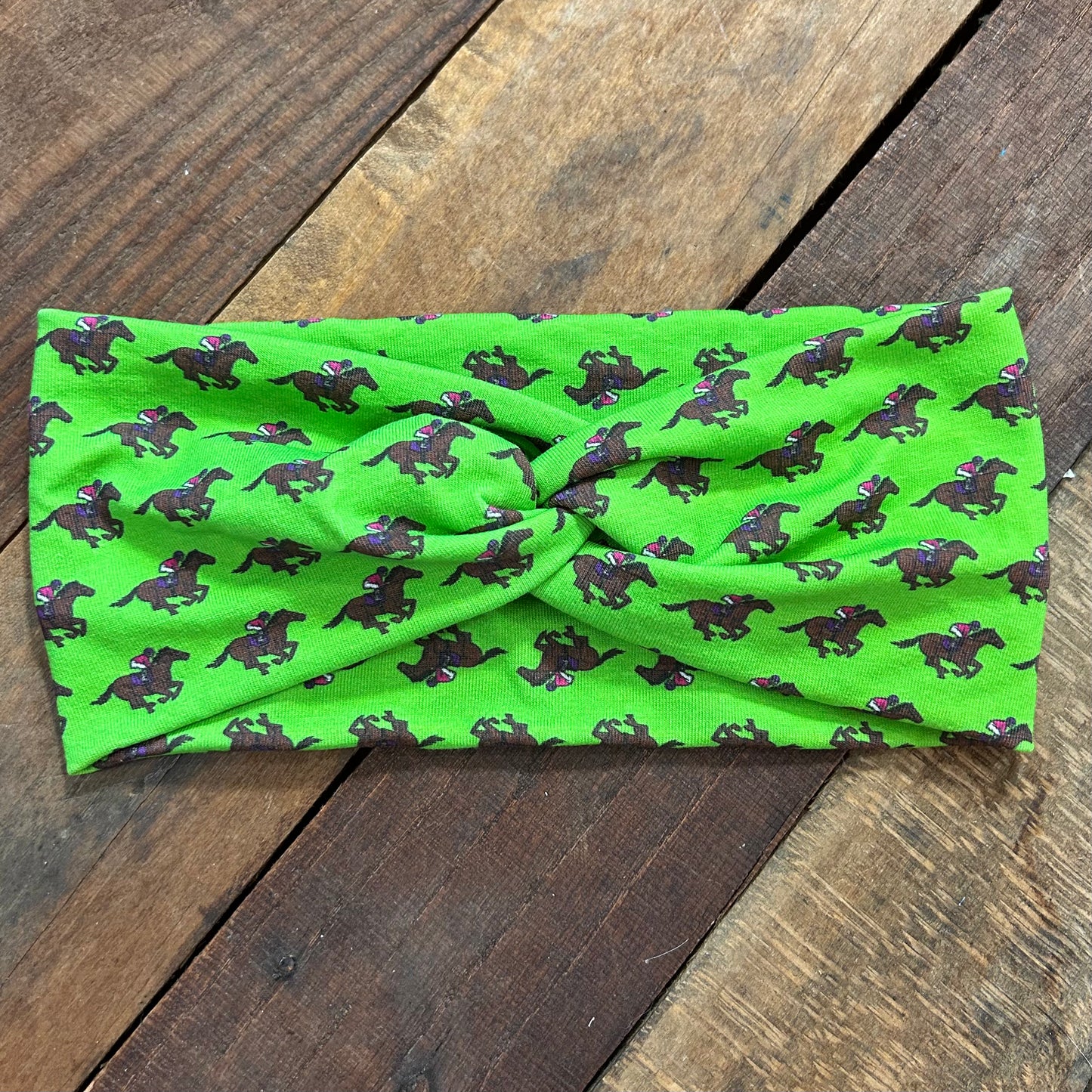 Lime Derby Horse Headband