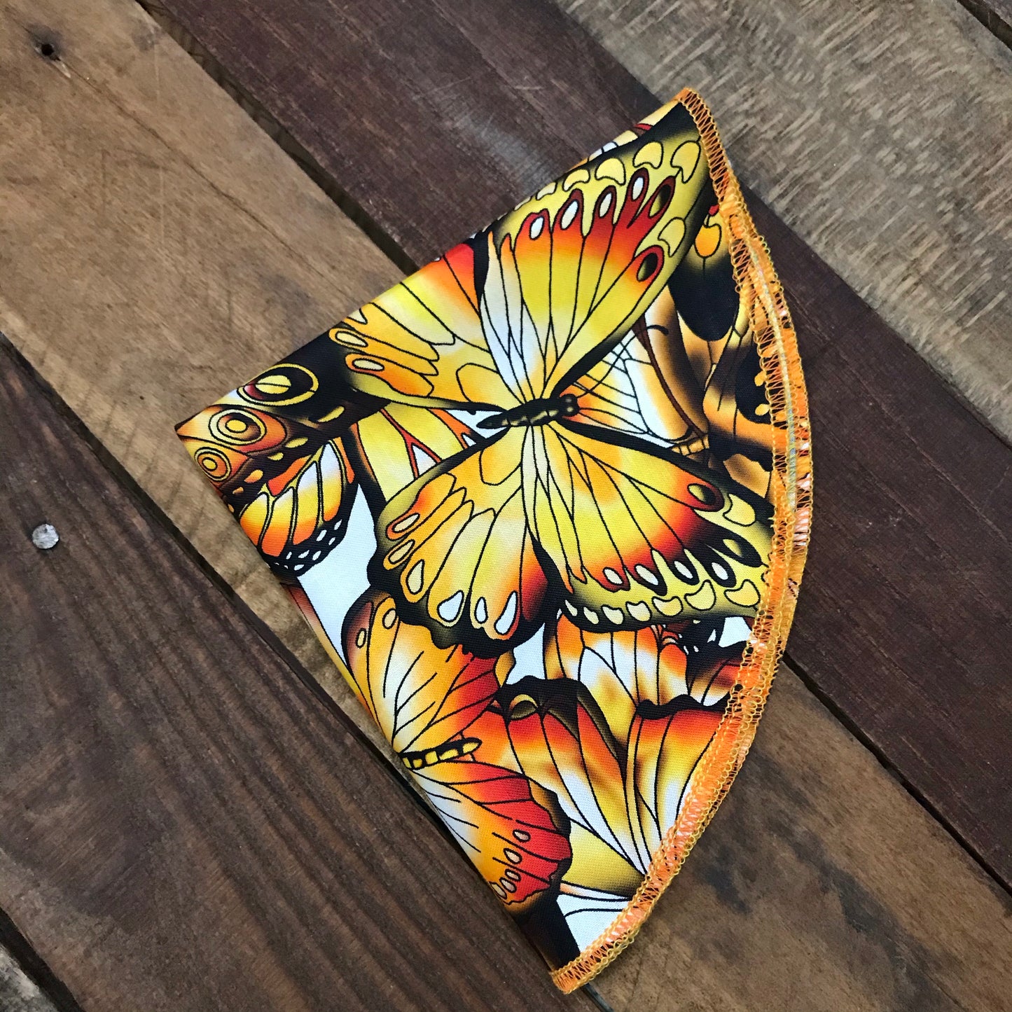 Orange Monarchs Pocket Round