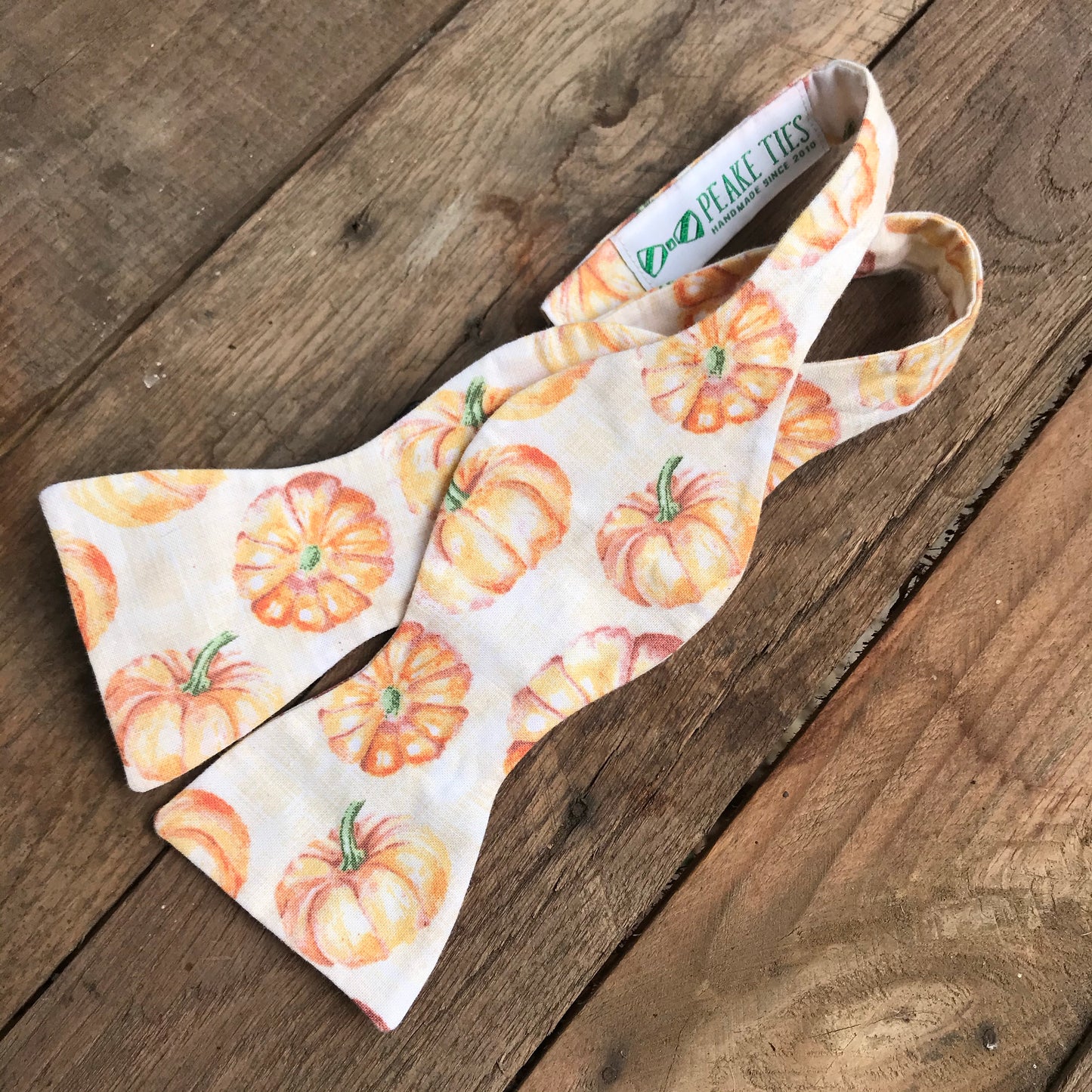 Pastel Pumpkins Bow Tie