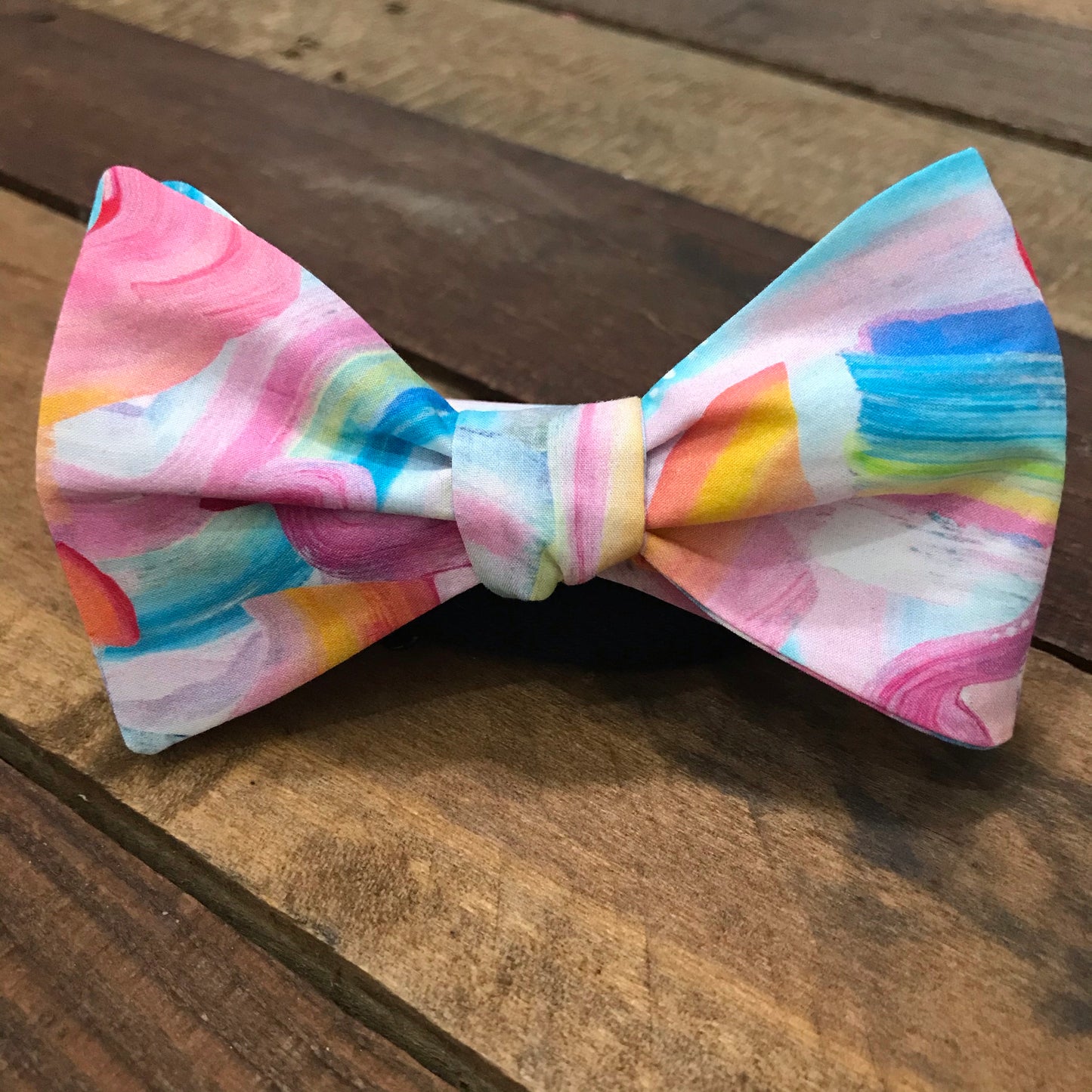 Pastel Graffiti Bow Tie