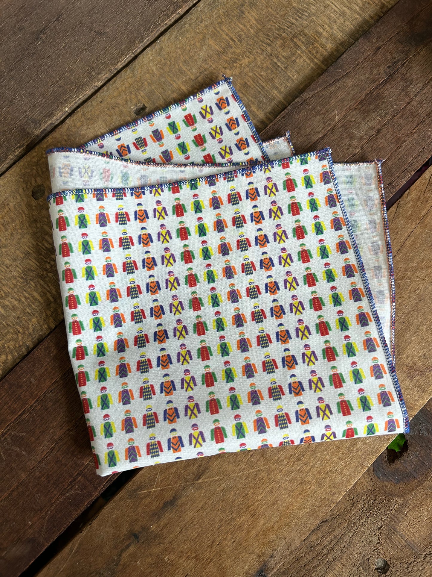Primary Jockey Pocket Square