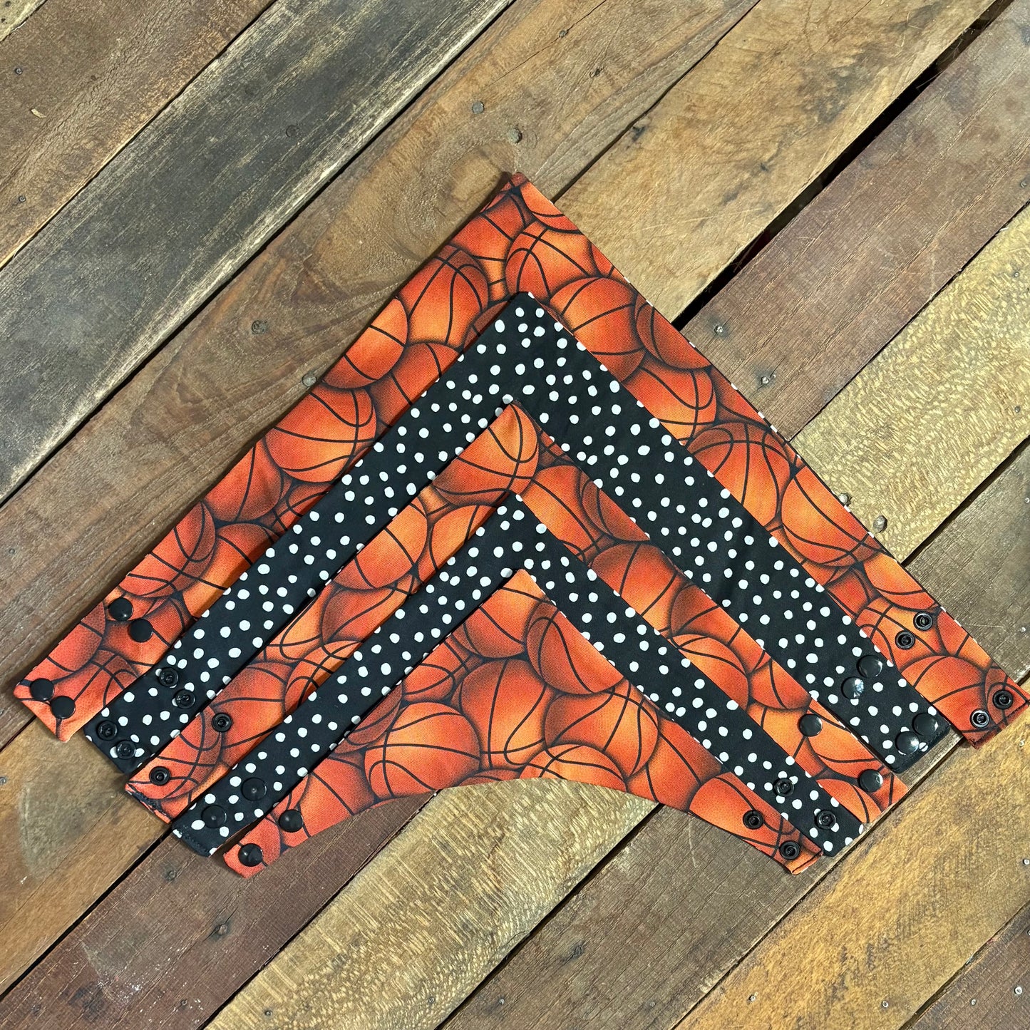 Basketballs and Dots Pet Bandana