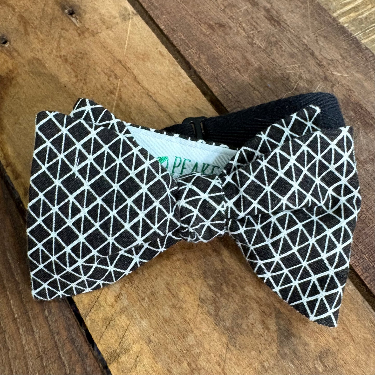 $15 Black and White Bow Ties