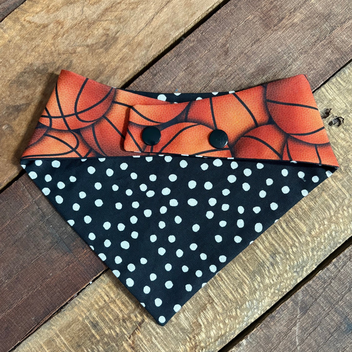 Basketballs and Dots Pet Bandana