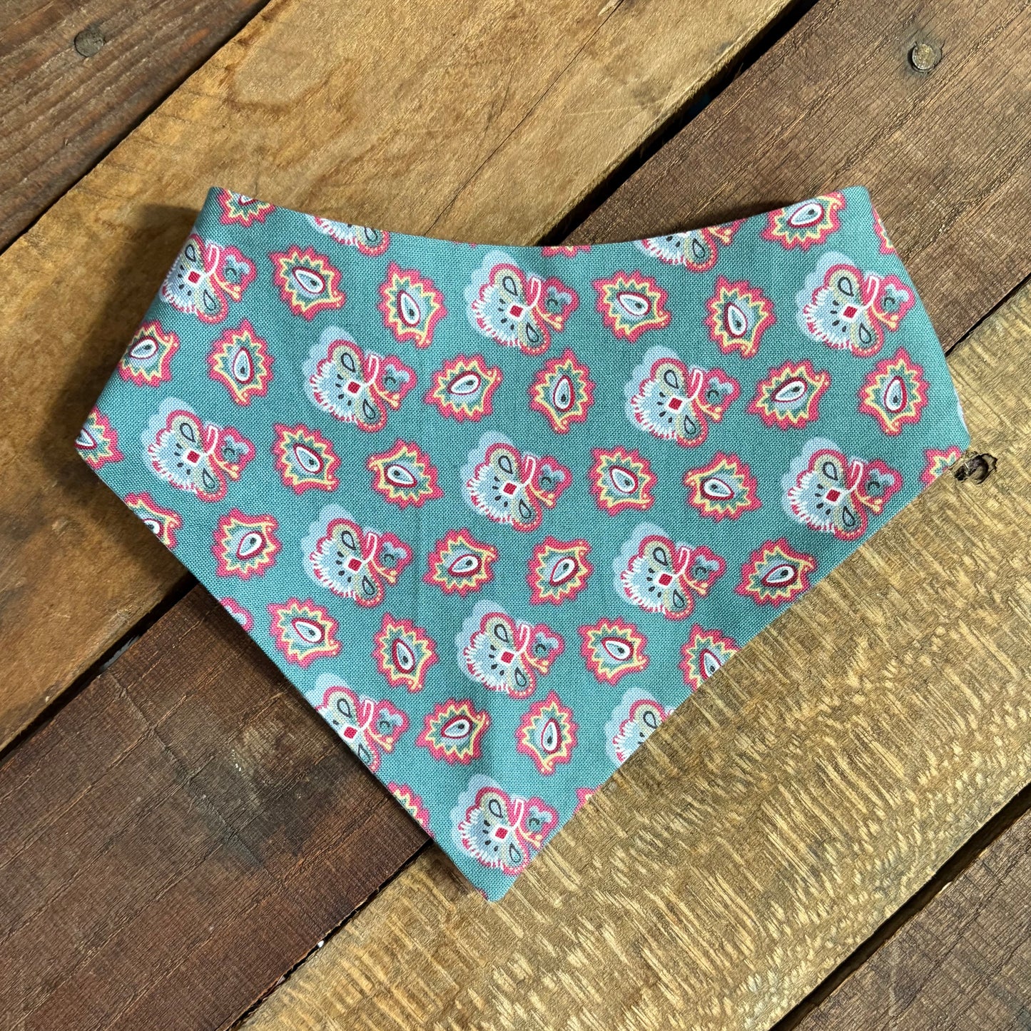 Paisley and Stripes Pet Bandana