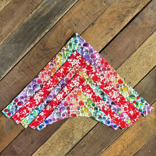 Flowers and Marbles Pet Bandana
