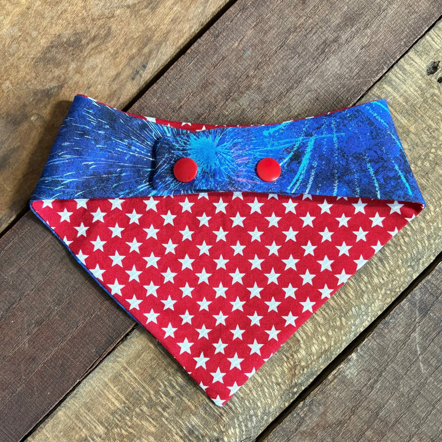 Red, White, and Blue Pet Bandana
