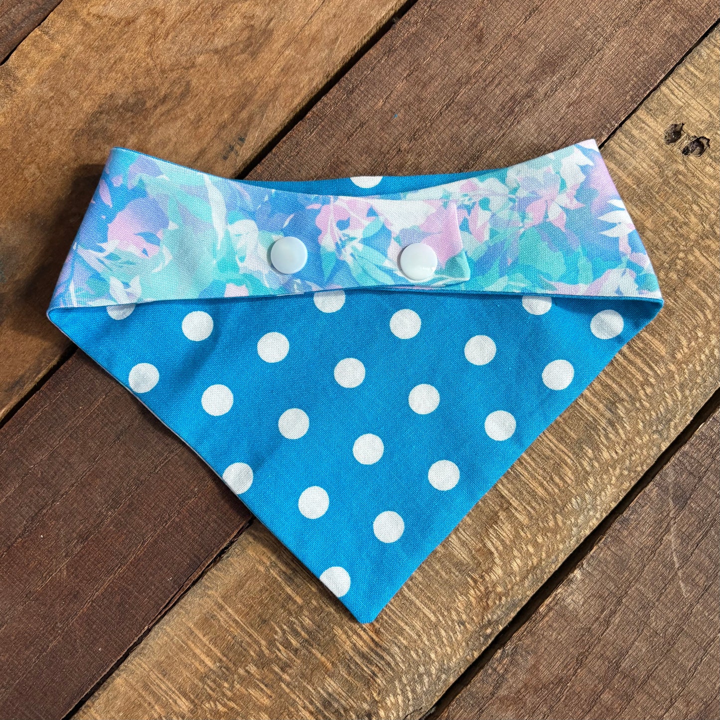 Teal and Pastel Pet Bandana