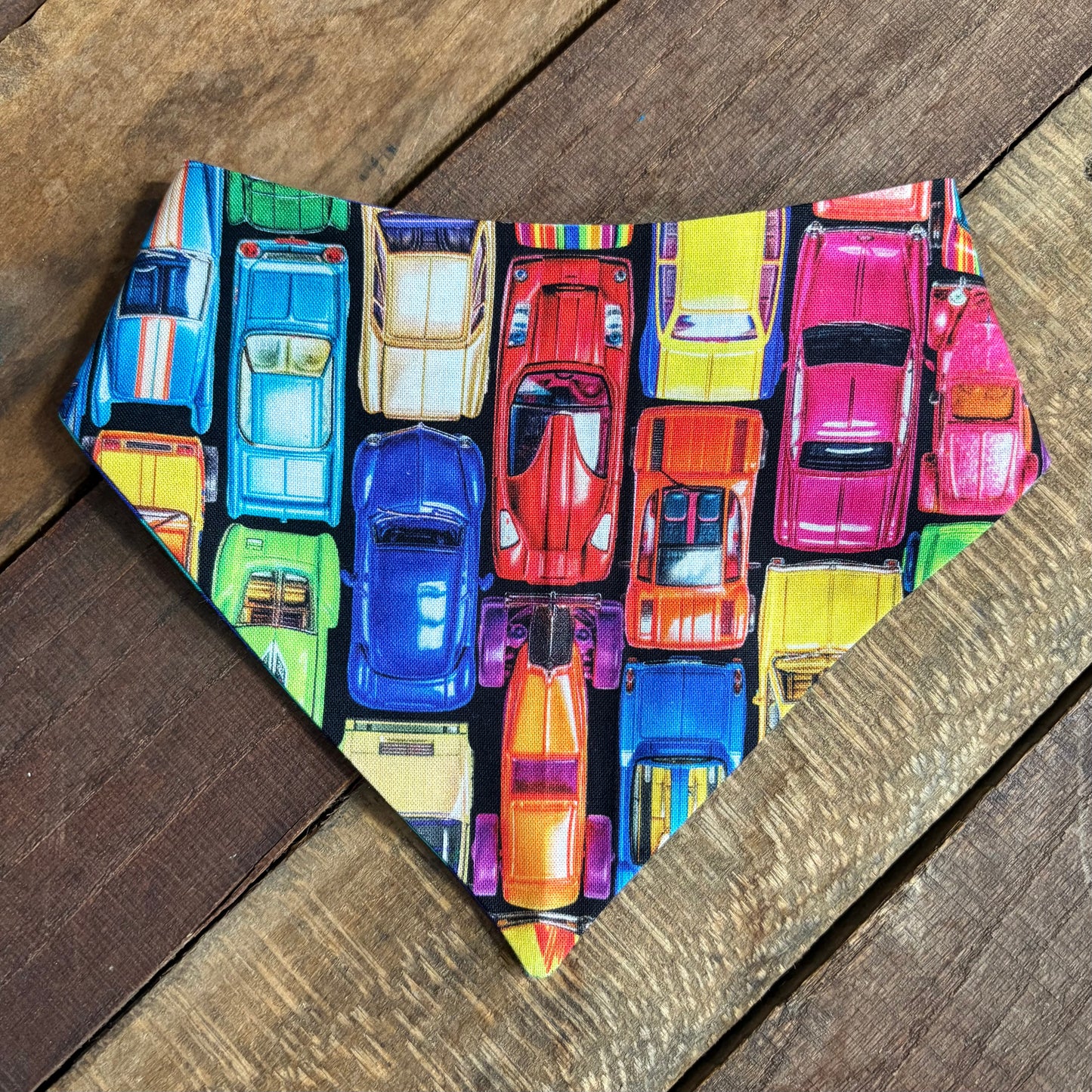 Cars and Stripes Pet Bandana