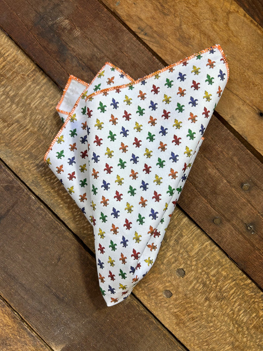 Fleur De Lis Pocket Squares