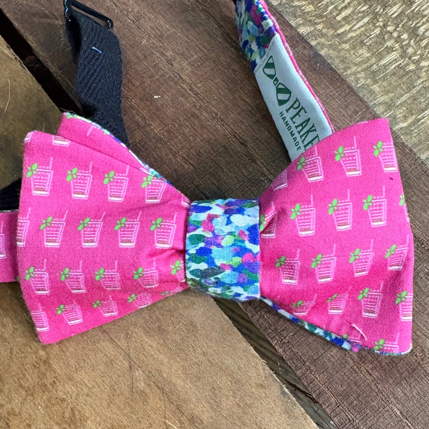 Pink/Red Derby Bow Ties