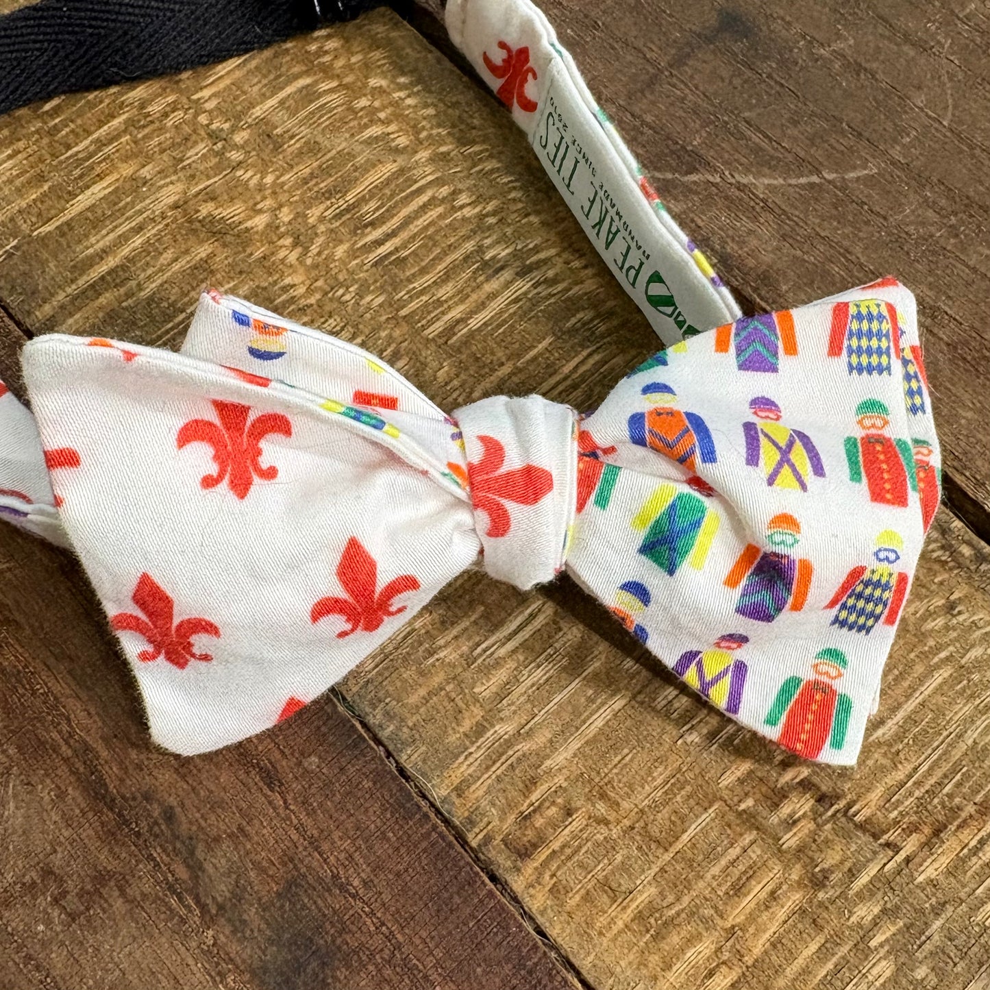 Mostly White Derby Bow Ties