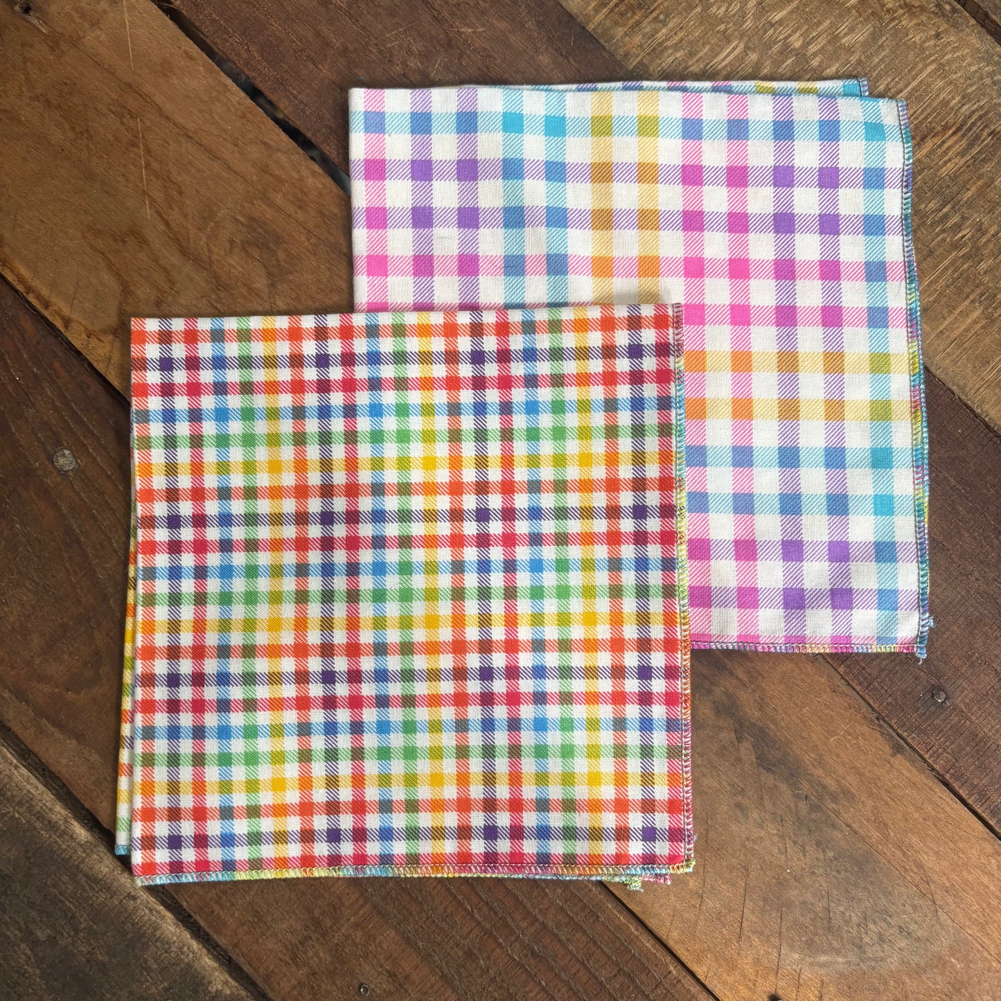 Gingham Pocket Squares