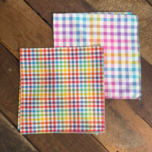 Gingham Pocket Squares