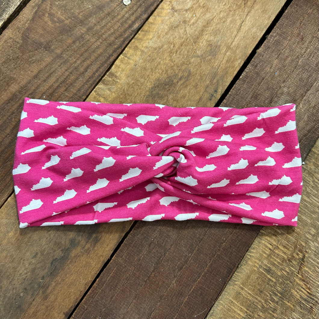 Hot Pink Kentucky Headband