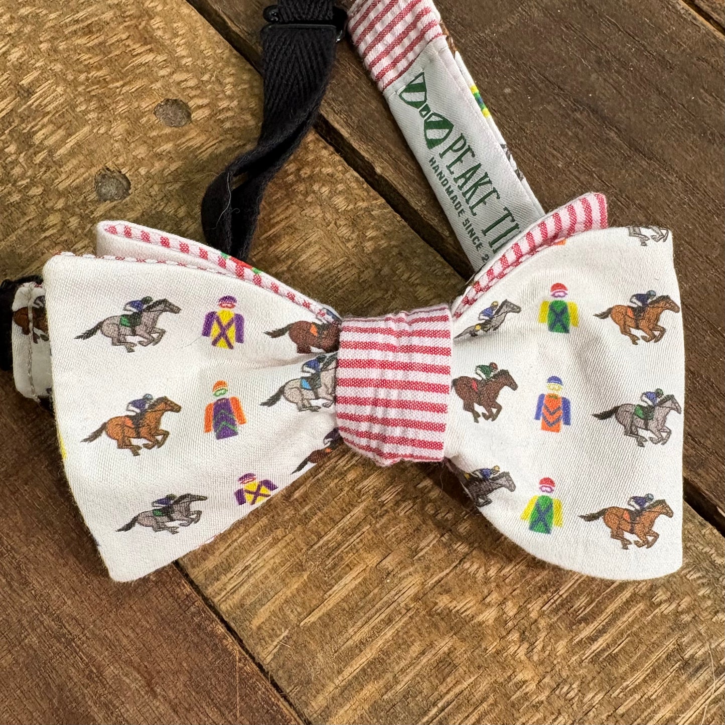 Mostly White Derby Bow Ties