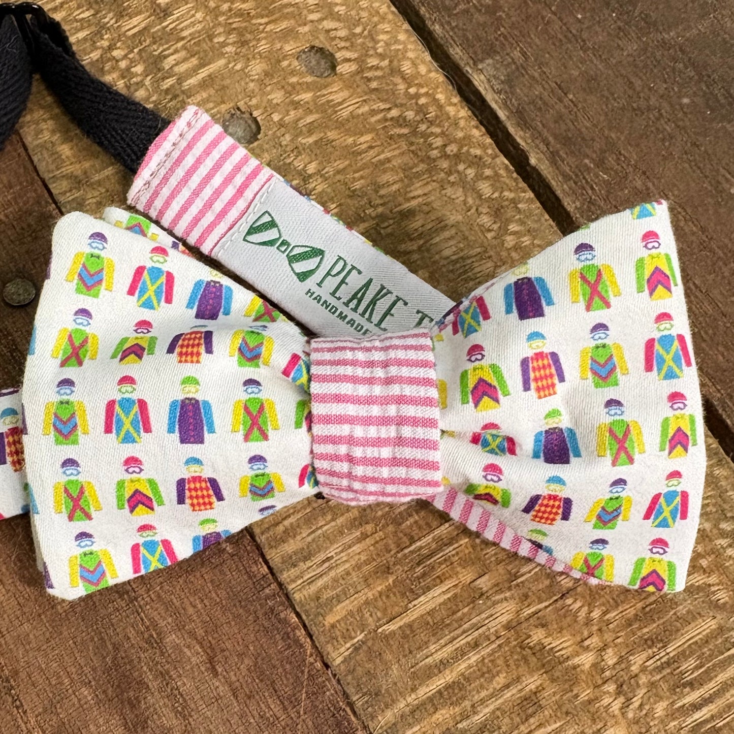 Mostly White Derby Bow Ties