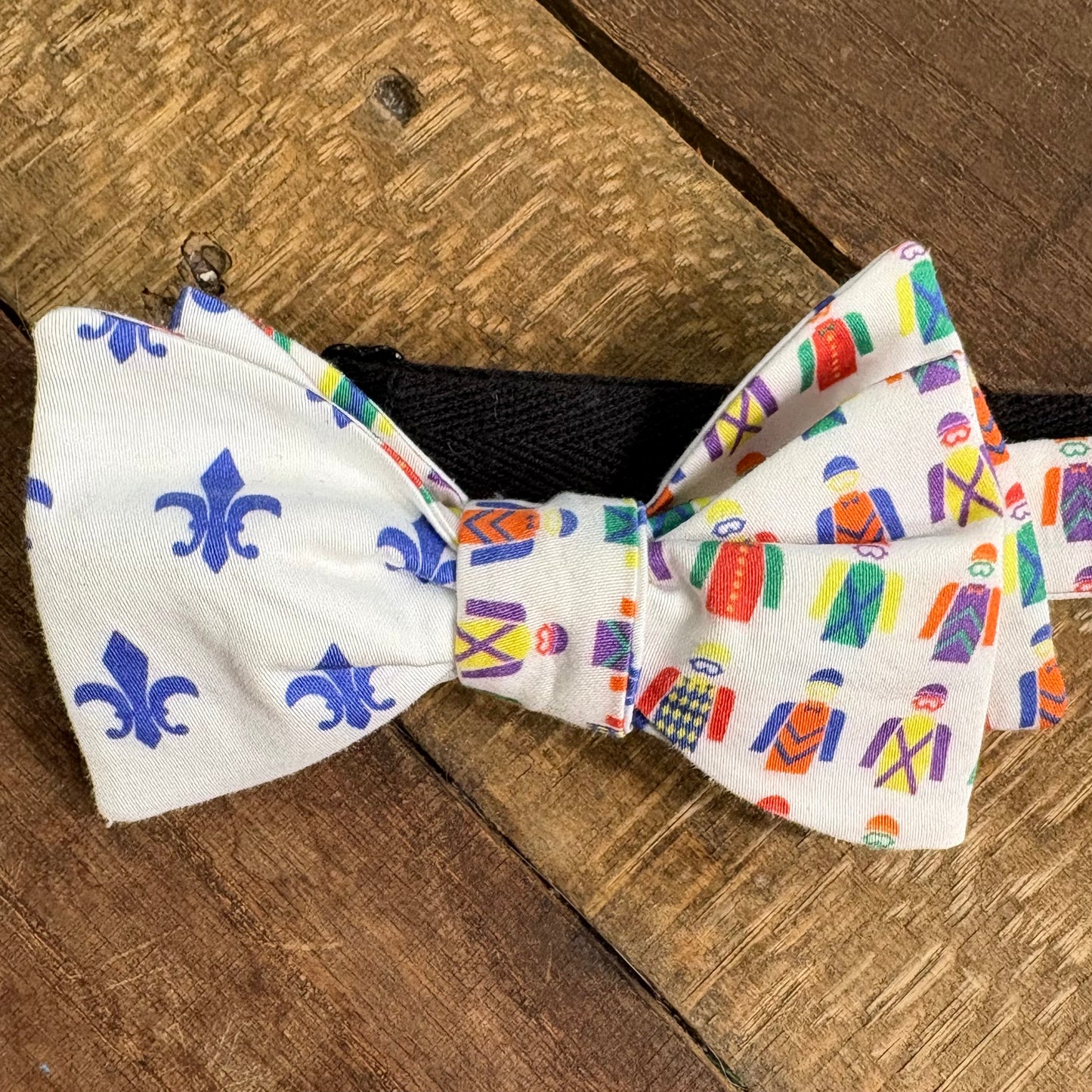 Mostly White Derby Bow Ties