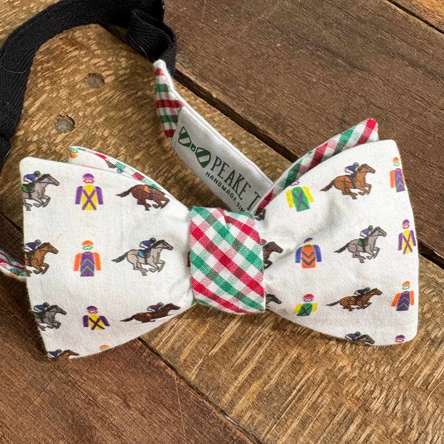 Mostly White Derby Bow Ties