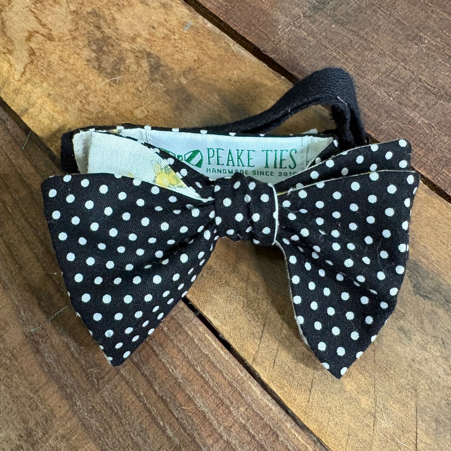 $15 Black and White Bow Ties