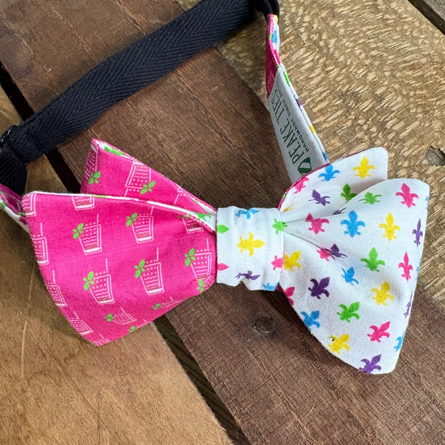 Pink/Red Derby Bow Ties