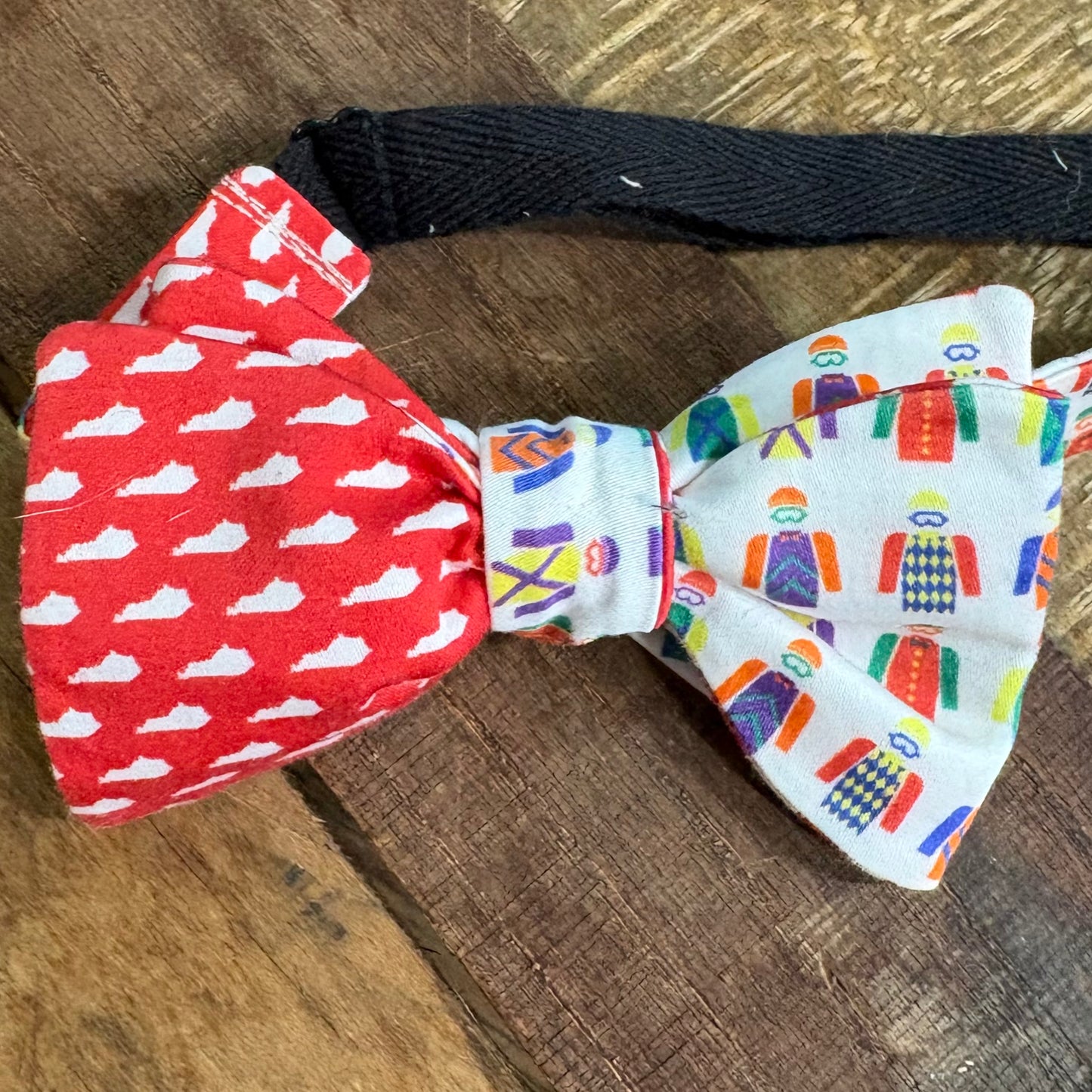 Pink/Red Derby Bow Ties