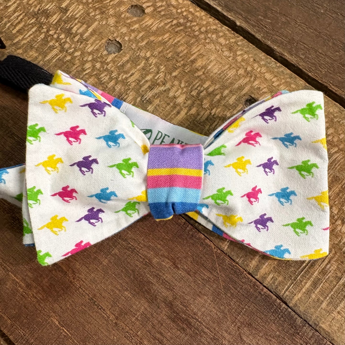Mostly White Derby Bow Ties