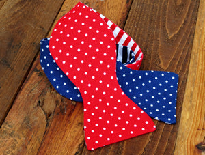america, american, bowtie, bow tie, handmade bowtie, handmade bow tie, red white and blue, red white and blue bow tie, american flag tie, americal flag bow tie, ole miss, ole miss bowtie, ole miss bow tie, patriot, patriotic bow tie, wedding, wedding bow tie, wedding bowtie, handmade bowtie, handmade pocket square, handmade necktie, groom, groom tie, groomsmen, groomsman, groomsmen tie, groomsmen gift  