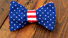 america, american, bowtie, bow tie, handmade bowtie, handmade bow tie, red white and blue, red white and blue bow tie, american flag tie, americal flag bow tie, ole miss, ole miss bowtie, ole miss bow tie, patriot, patriotic bow tie, wedding, wedding bow tie, wedding bowtie, handmade bowtie, handmade pocket square, handmade necktie, groom, groom tie, groomsmen, groomsman, groomsmen tie, groomsmen gift  