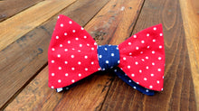 america, american, bowtie, bow tie, handmade bowtie, handmade bow tie, red white and blue, red white and blue bow tie, american flag tie, americal flag bow tie, ole miss, ole miss bowtie, ole miss bow tie, patriot, patriotic bow tie, wedding, wedding bow tie, wedding bowtie, handmade bowtie, handmade pocket square, handmade necktie, groom, groom tie, groomsmen, groomsman, groomsmen tie, groomsmen gift  