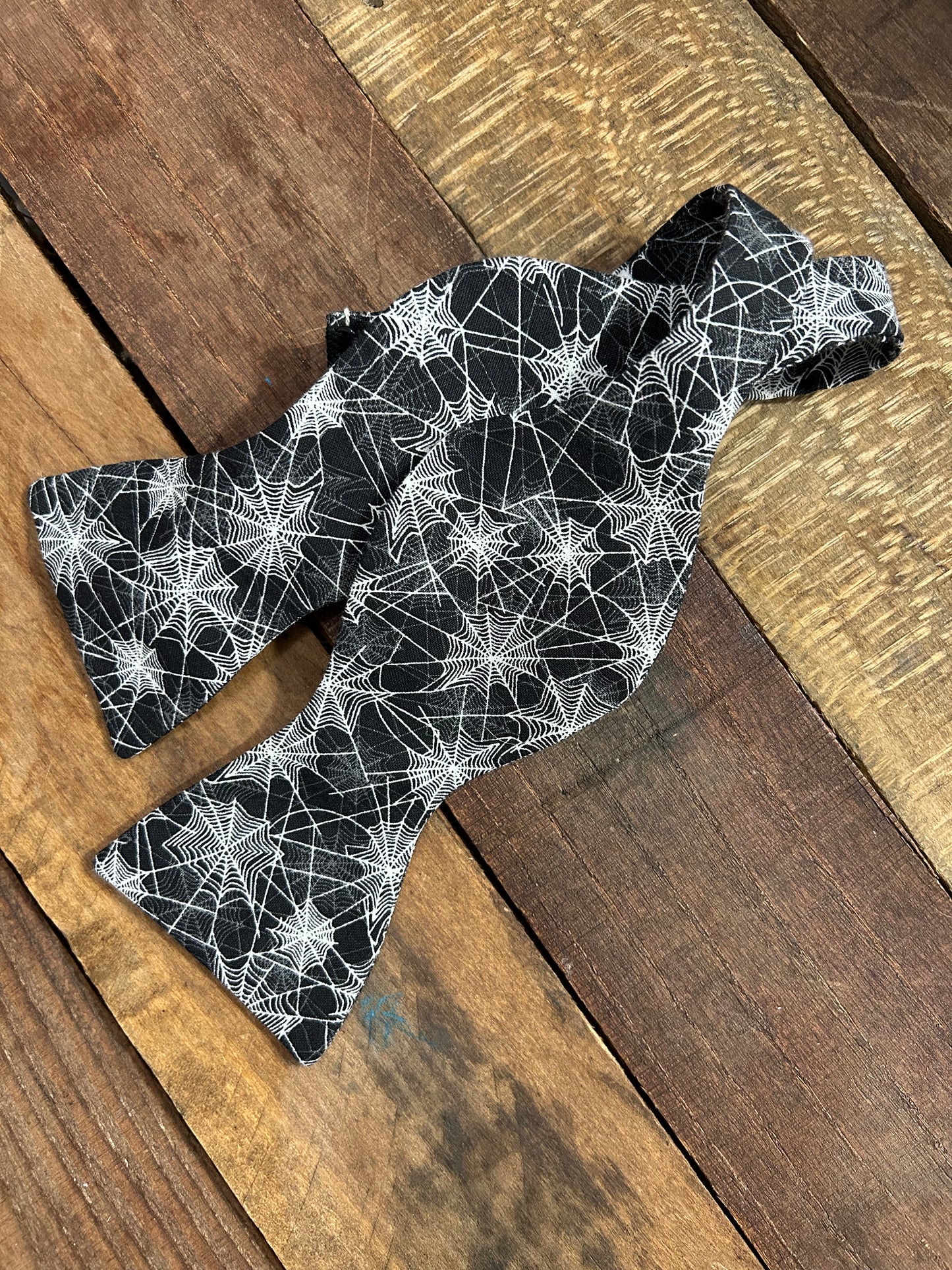Spooky Spider Webs Bow Tie