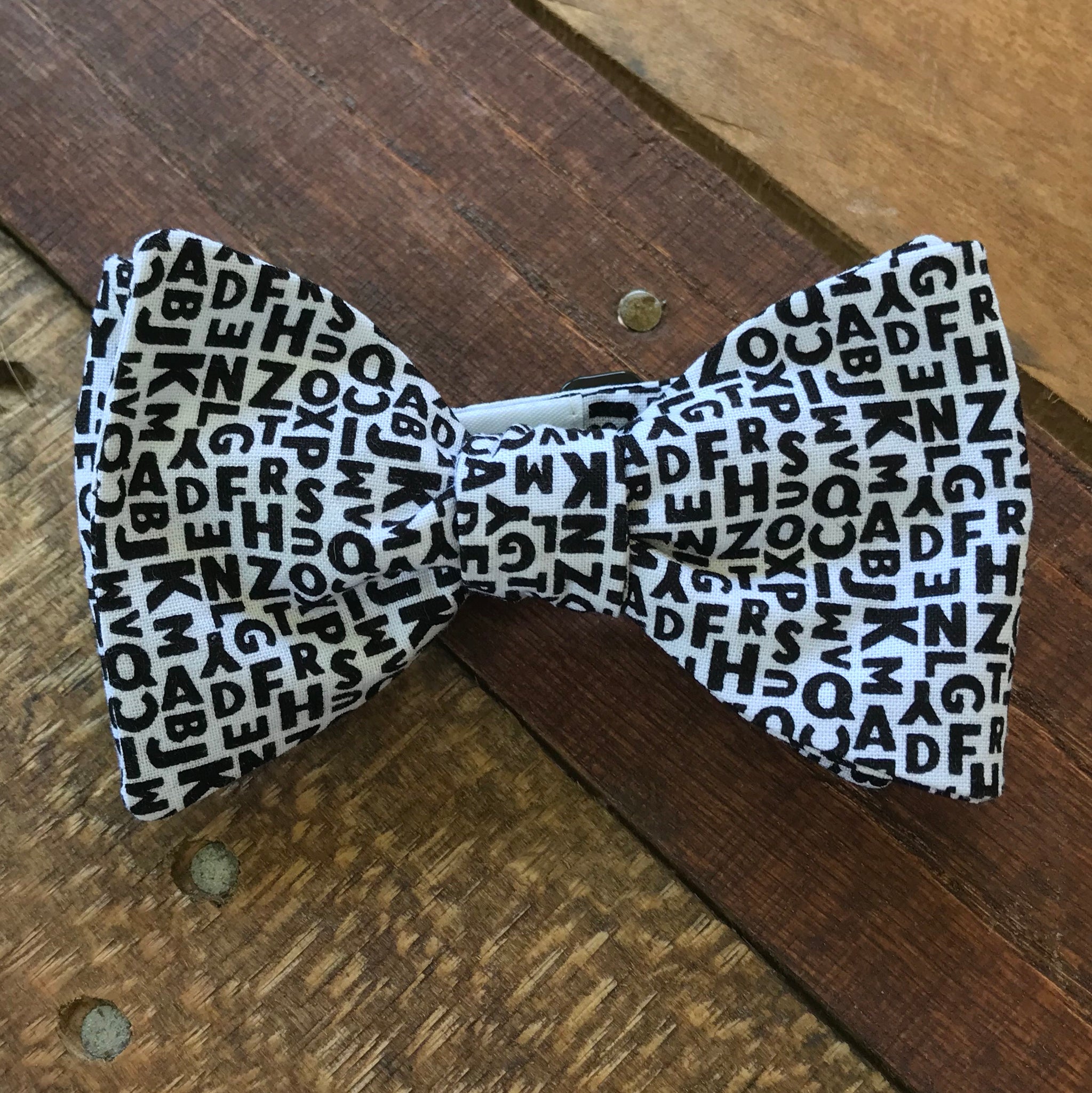 Alphabet Bow Tie – Peake Ties