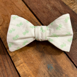 Lime Bicycles Bow Tie