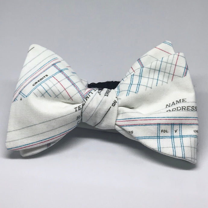 Red and Navy Gingham Bow Tie – Peake Ties