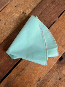 Pastel Turquoise Pocket Round