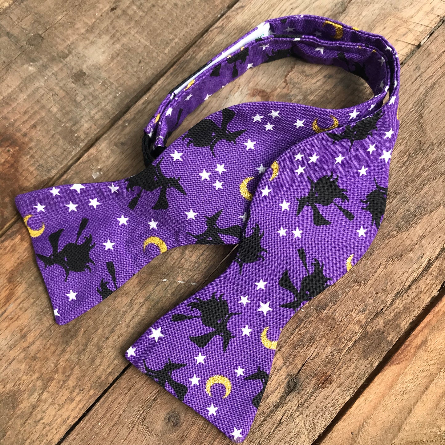 Purple Witches Halloween Bow Ties