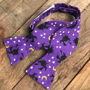 Purple Witches Halloween Bow Ties