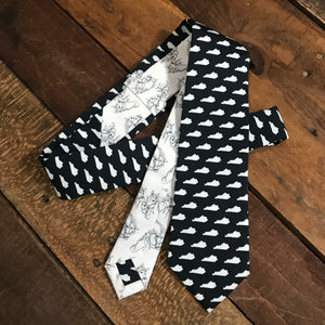 Black Kentucky Necktie