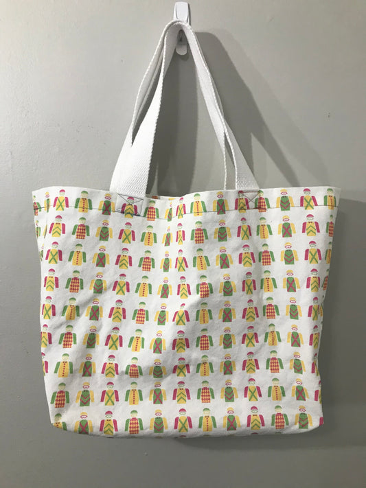 Neon Jockey Tote Bag